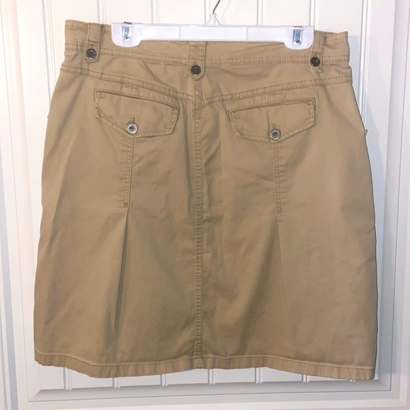 Gloria Vanderbuilt size 12 WOMENS Khaki Skirt - Picture 2 of 6